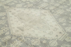 Tebriz Grey Classic Cotton Wool Handmade Area Rug 7'9'' x 9'11''