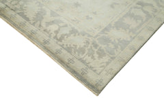 Tebriz Beige Classic Cotton Wool Handmade Area Rug 8'2'' x 9'9''