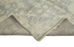 Tebriz Beige Classic Cotton Wool Handmade Area Rug 8'2'' x 9'9''