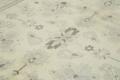 Tebriz Beige Classic Cotton Wool Handmade Area Rug 8'2'' x 9'11''