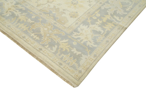 Tebriz Beige Classic Cotton Wool Handmade Area Rug 8'2'' x 9'10''