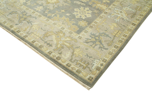 Tebriz Beige Classic Cotton Wool Handmade Area Rug 8'4'' x 9'11''