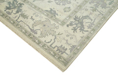 Tebriz Beige Classic Cotton Wool Handmade Area Rug 8'0'' x 9'10''