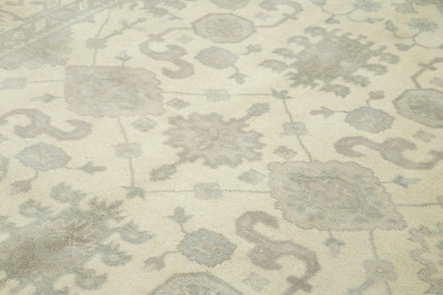 Tebriz Beige Classic Cotton Wool Handmade Area Rug 8'3'' x 10'0''