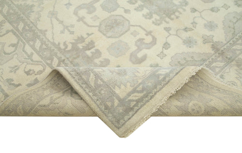 Tebriz Beige Classic Cotton Wool Handmade Area Rug 8'3'' x 10'0''