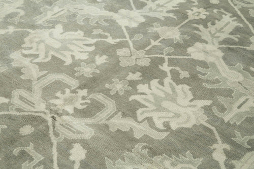 Handmade Area Rug - Classic Beige Wool Cotton 8x10 Vintage Turkish Carpet