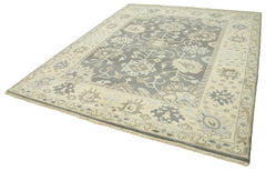 Tebriz Beige Classic Cotton Wool Handmade Area Rug 8'2'' x 9'10''