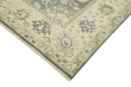 Tebriz Beige Classic Cotton Wool Handmade Area Rug 8'2'' x 9'10''