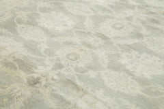 Tebriz Grey Classic Cotton Wool Handmade Area Rug 8'3'' x 9'8''