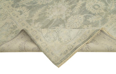 Tebriz Grey Classic Cotton Wool Handmade Area Rug 8'3'' x 9'8''