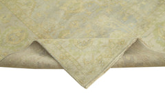 Tebriz Beige Classic Cotton Wool Handmade Area Rug 7'8'' x 9'10''