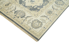 Tebriz Beige Classic Cotton Wool Handmade Area Rug 7'10'' x 9'10''