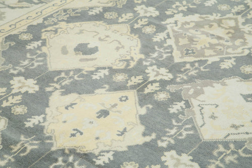 Tebriz Beige Classic Cotton Wool Handmade Area Rug 7'10'' x 9'10''