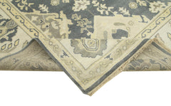 Tebriz Beige Classic Cotton Wool Handmade Area Rug 7'10'' x 9'10''