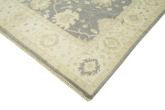 Tebriz Beige Classic Cotton Wool Handmade Area Rug 7'10'' x 9'7''