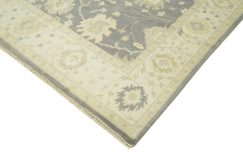 Tebriz Beige Classic Cotton Wool Handmade Area Rug 7'10'' x 9'7''