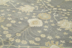 Tebriz Beige Classic Cotton Wool Handmade Area Rug 7'10'' x 9'7''