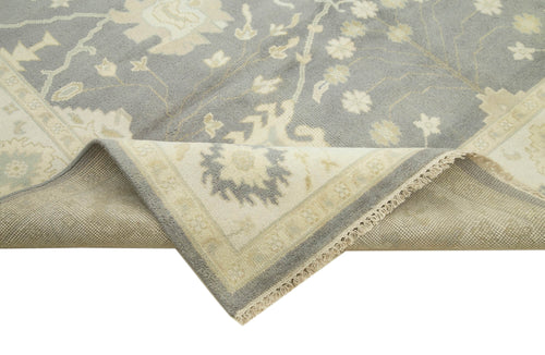 Tebriz Beige Classic Cotton Wool Handmade Area Rug 7'10'' x 9'7''