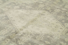 Tebriz Beige Classic Cotton Wool Handmade Area Rug 8'0'' x 9'9''