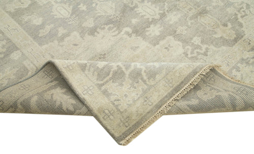 Tebriz Beige Classic Cotton Wool Handmade Area Rug 8'0'' x 9'9''