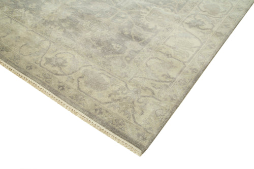 Tebriz Beige Classic Cotton Wool Handmade Area Rug 8'1'' x 9'10''