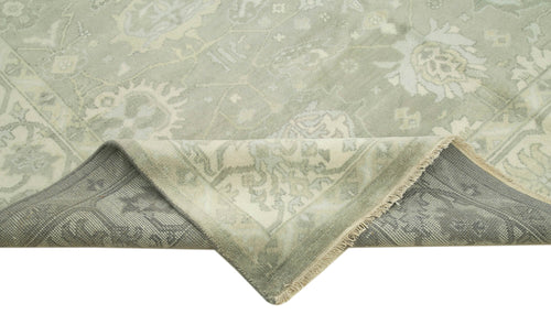 Tebriz Beige Classic Cotton Wool Handmade Area Rug 8'0'' x 10'0''