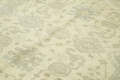 Tebriz Beige Classic Cotton Wool Handmade Area Rug 8'2'' x 9'10''