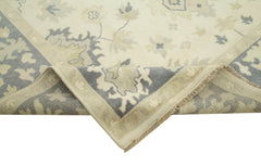 Handmade Area Rug – Classic Beige Cotton Wool Turkish Vintage Carpet 8'11''x11'11''