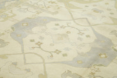 Tebriz Beige Classic Cotton Wool Handmade Area Rug 9'2'' x 12'0''