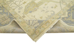 Tebriz Beige Classic Cotton Wool Handmade Area Rug 9'2'' x 12'0''