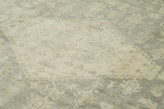 Tebriz Beige Classic Cotton Wool Handmade Area Rug 8'11'' x 11'10''