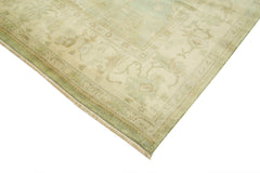 Tebriz Beige Classic Cotton Wool Handmade Area Rug 8'8'' x 11'9''