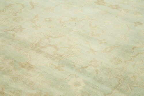 Tebriz Beige Classic Cotton Wool Handmade Area Rug 8'8'' x 11'9''