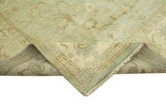 Tebriz Beige Classic Cotton Wool Handmade Area Rug 8'8'' x 11'9''