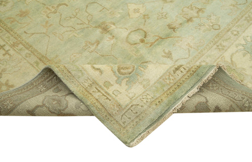 Tebriz Beige Classic Cotton Wool Handmade Area Rug 8'8'' x 11'9''