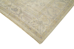 Handmade Area Rug – Classic Beige Wool Cotton Turkish Vintage Carpet 9'3''x11'11''