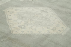 Tebriz Grey Classic Cotton Wool Handmade Area Rug 9'1'' x 12'0''