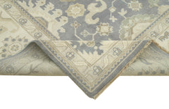 Handmade Area Rug – Classic Beige Wool and Cotton Rug 9'1''x11'11''