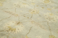 Tebriz Beige Classic Cotton Wool Handmade Area Rug 7'11'' x 10'2''