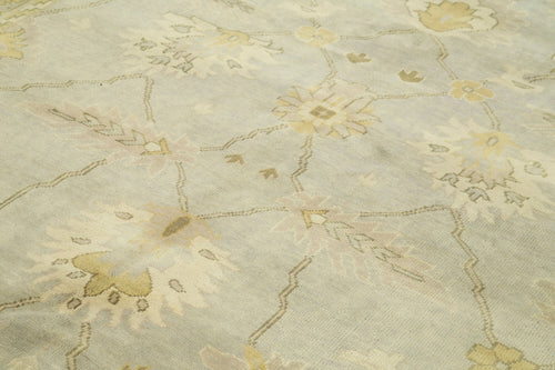 Tebriz Beige Classic Cotton Wool Handmade Area Rug 7'11'' x 10'2''