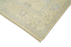 Tebriz Beige Classic Cotton Wool Handmade Area Rug 8'1'' x 9'11''