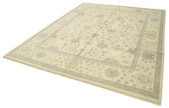 Tebriz Beige Classic Cotton Wool Handmade Area Rug 8'2'' x 10'0''