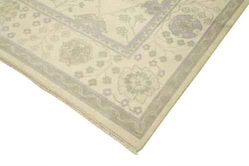 Tebriz Beige Classic Cotton Wool Handmade Area Rug 8'2'' x 10'0''