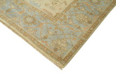 Tebriz Beige Classic Cotton Wool Handmade Area Rug 8'1'' x 9'9''