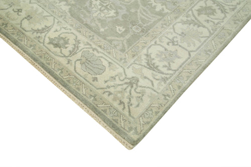 Tebriz Beige Classic Cotton Wool Handmade Area Rug 8'0'' x 9'7''