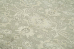 Tebriz Beige Classic Cotton Wool Handmade Area Rug 8'0'' x 9'7''
