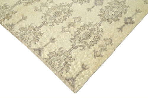 Tebriz Beige Classic Cotton Wool Handmade Area Rug 9'9'' x 13'8''