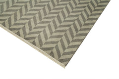 Tebriz Grey Classic Cotton Wool Handmade Area Rug 9'9'' x 13'11''