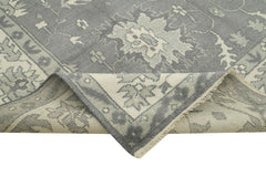 Tebriz Beige Classic Cotton Wool Handmade Area Rug 9'11'' x 13'11''