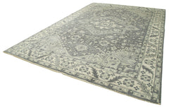Tebriz Beige Classic Cotton Wool Handmade Area Rug 9'11'' x 13'11''